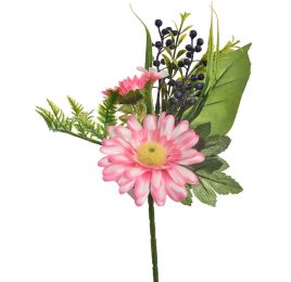 GERBERA X5 BUSH 39CM PINK