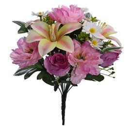 PEONY ROSEBUD X13 BUSH 32CM LILAC