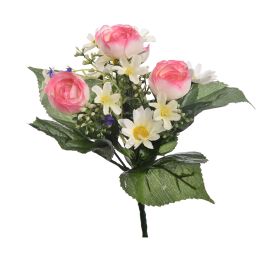 RANUNCULUS X7 BUSH 24CM PINK