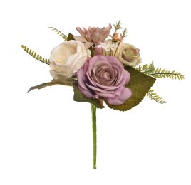 ROSE ALLIUM BUSH 32CM LAVENDER