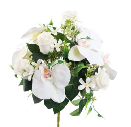 ORCHID ROSE BUSH 39CM CREAM