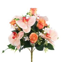 ORCHID ROSE BUSH 39CM ORANGE