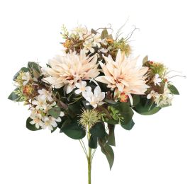 DAHLIA MIXED BUSH 56CM CREAM