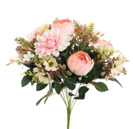 RANUNCULUS DAHLIA BUSH 50CM PINK