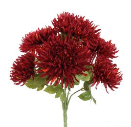 SPIDER MUM BUSH 55CM BURGUNDY