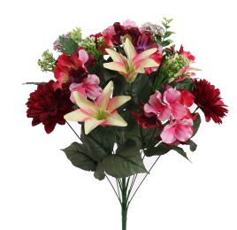 DAHLIA LILY X18 BUSH 57CM BURGUNDY