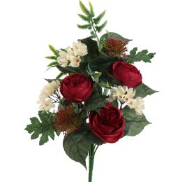ROSE ALLIUM X12 BUSH 50CM BURGUNDY