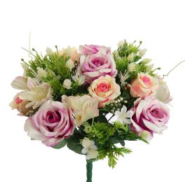 ROSE LILY X24 BUSH 36CM LILA