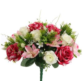 ROSE LILY X24 BUSH 36CM PINK