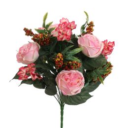 ROSE X18 BUSH 45CM CREAM