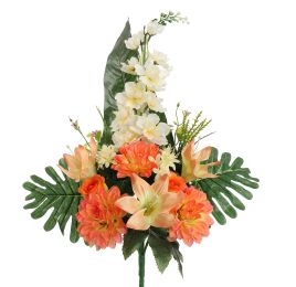 DAHLIA DELPHINIUM X14 BUSH 60CM ORANGE