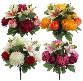 MUM LILY X13 BUSH 32CM ASSORTED