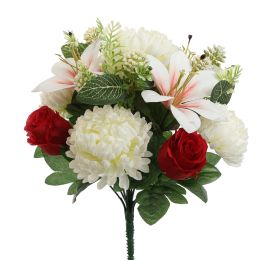 MUM LILY X13 BUSH 32CM CREAM