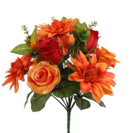 ROSE DAHLIA X13 BUSH 33CM ORANGE