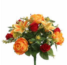 PEONY ROSE X24 BUSH 42CM ORANGE