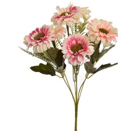 GERBERA BUSH X7 34CM PEACH