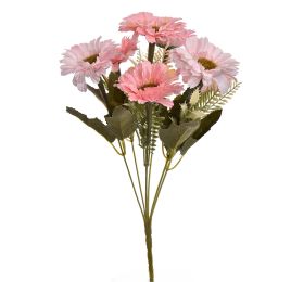 GERBERA BUSH X7 34CM PINK