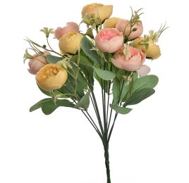 RANUNCULUS X12 BUSH 37CM YELLOW