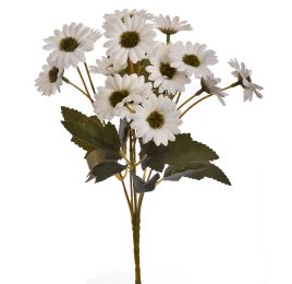 MINI GERBERA BUSH 32CM CREAM