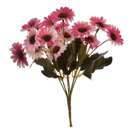 MINI GERBERA BUSH 32CM PINK