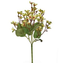 MINI FLOWER BUSH 35CM GREEN