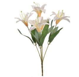 MINI LILY BUSH 32CM CREAM