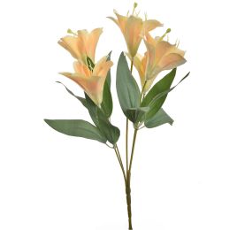 MINI LILY BUSH 32CM YELLOW
