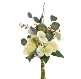 ROSE ORCHID BUNDLE 45CM CREAM GREEN