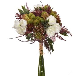 ROSE THISTLE BUNDLE 35CM CREAM