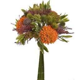 DAHLIA THISTLE BUNDLE 35CM ORANGE