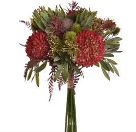 DAHLIA THISTLE BUNDLE 35CM RED