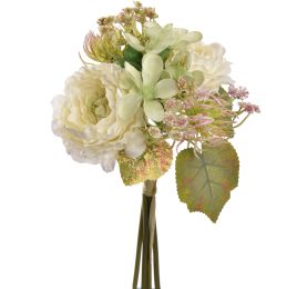 RANUNCULUS BUNDLE 28CM CREAM