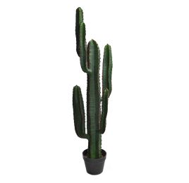 CACTUS W/6 HEADS IN POT 117CM GREEN