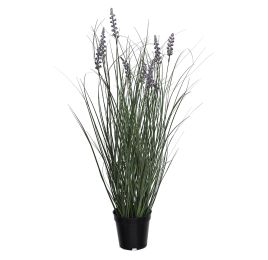 PVC GRASS W/LAVENDER IN POT 73CM LAVENDER