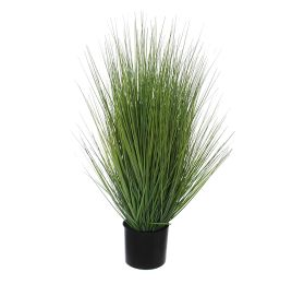 WIDE GRASS IN POT H 90CM GREEN