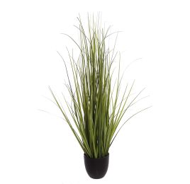 GRASS IN POT H 88CM GREEN