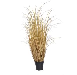 GRASS IN POT 74 CM BEIGE
