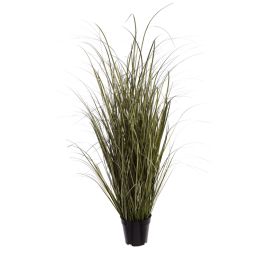 GRASS IN POT 105 CM GREEN WHITE