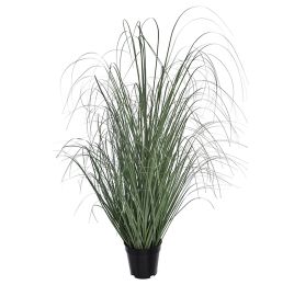 GRASS IN POT 122 CM GREY