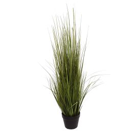 GRASS W/FOXTAIL IN POT H 110CM CREAM