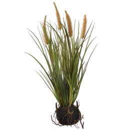 ONION GRASS ON MUD BASE 45CM GREEN