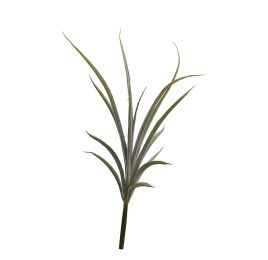 SMALL FLOCKED ALOE 39CM GREEN