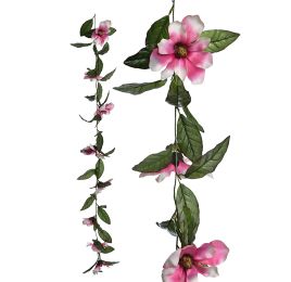 MAGNOLIA GARLAND 140CM PINK