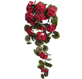 HANGING GERANIUM BUSH 60CM DARK PINK
