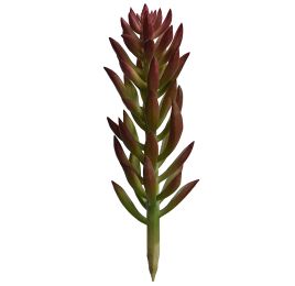 SUCCULENT PICK 22CM GREEN RED