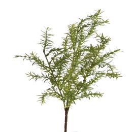 PLASTIC HERB BUSH X3 50CM GREEN