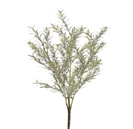 PLASTIC HERB BUSH X3 50CM GREY