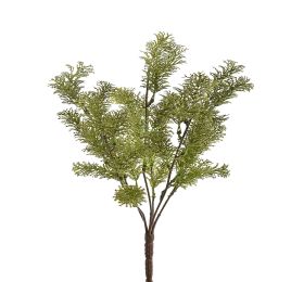 PLASTIC ASPARAGUS BUSH X5 45CM GREEN