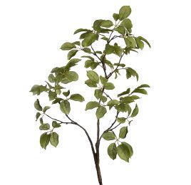 LARGE LEAVES BRANCH 100CM GREEN