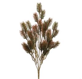 PINE BUSH 40CM BURGUNDY